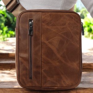 mb05 — men’s leather crossbody bag (multi compartment)